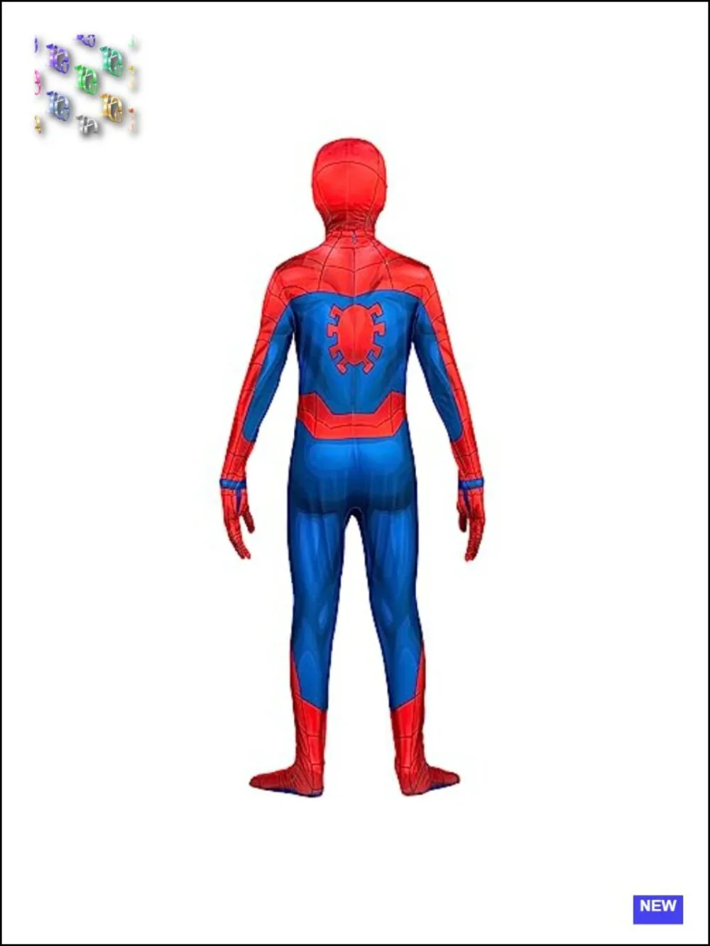 Marvel Spider-Man Youth Deluxe Zentai Costume Two-Way Stretch Spandex with